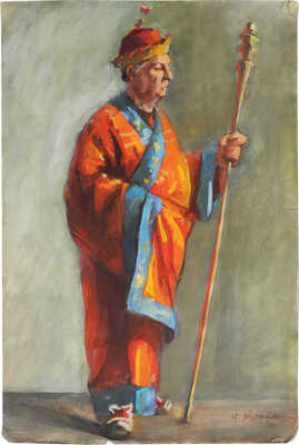 Трошин Николай Степанович. Эскиз мужского костюма к опере «Мадам Баттерфляй»